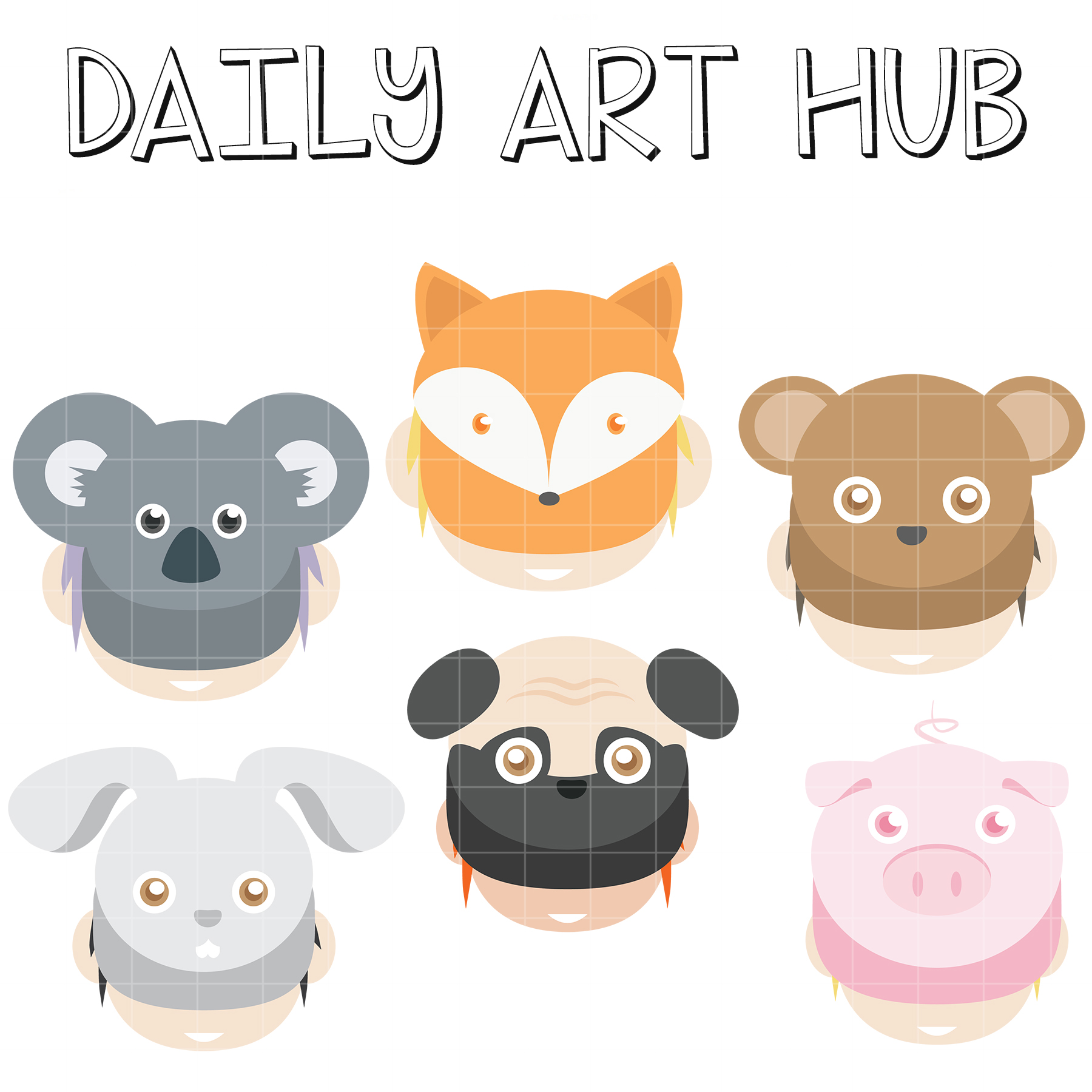 Party Animals Clip Art Set Daily Art Hub Graphics Alp - vrogue.co