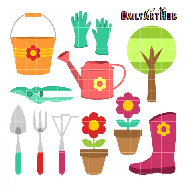 Gardening Things Clip Art Set Daily Art Hub Free Clip Art Everyday