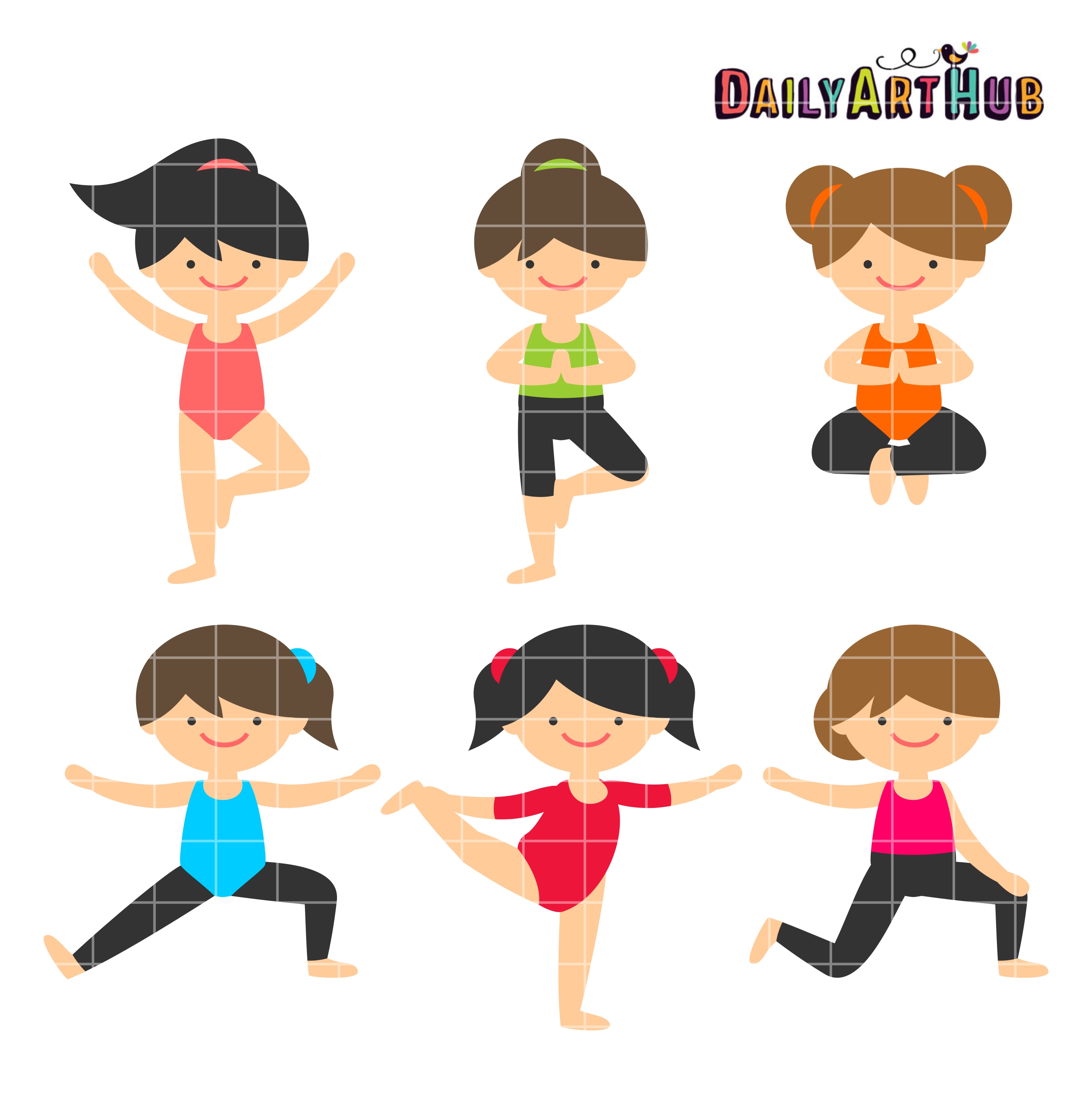 yoga animated clipart - photo #14