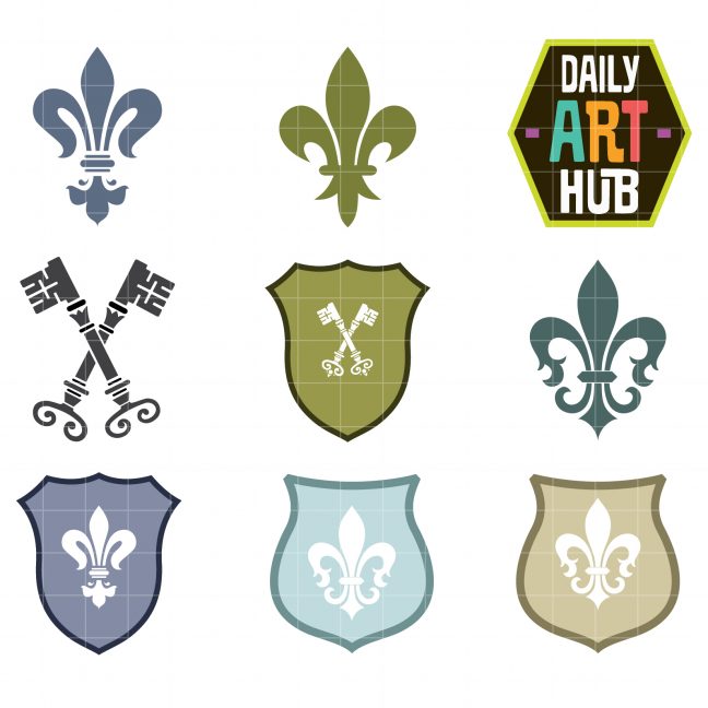 Royal Symbols Clip Art Set Daily Art Hub Graphics Alphabets And Svg