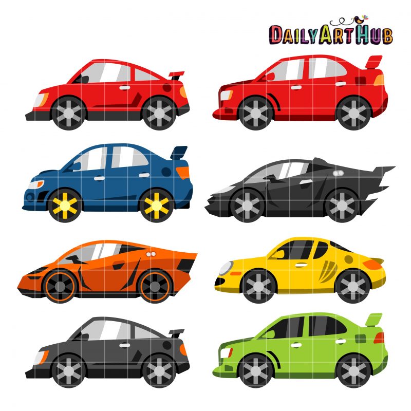 Race Cars Clip Art Set Daily Art Hub Free Clip Art Everyday