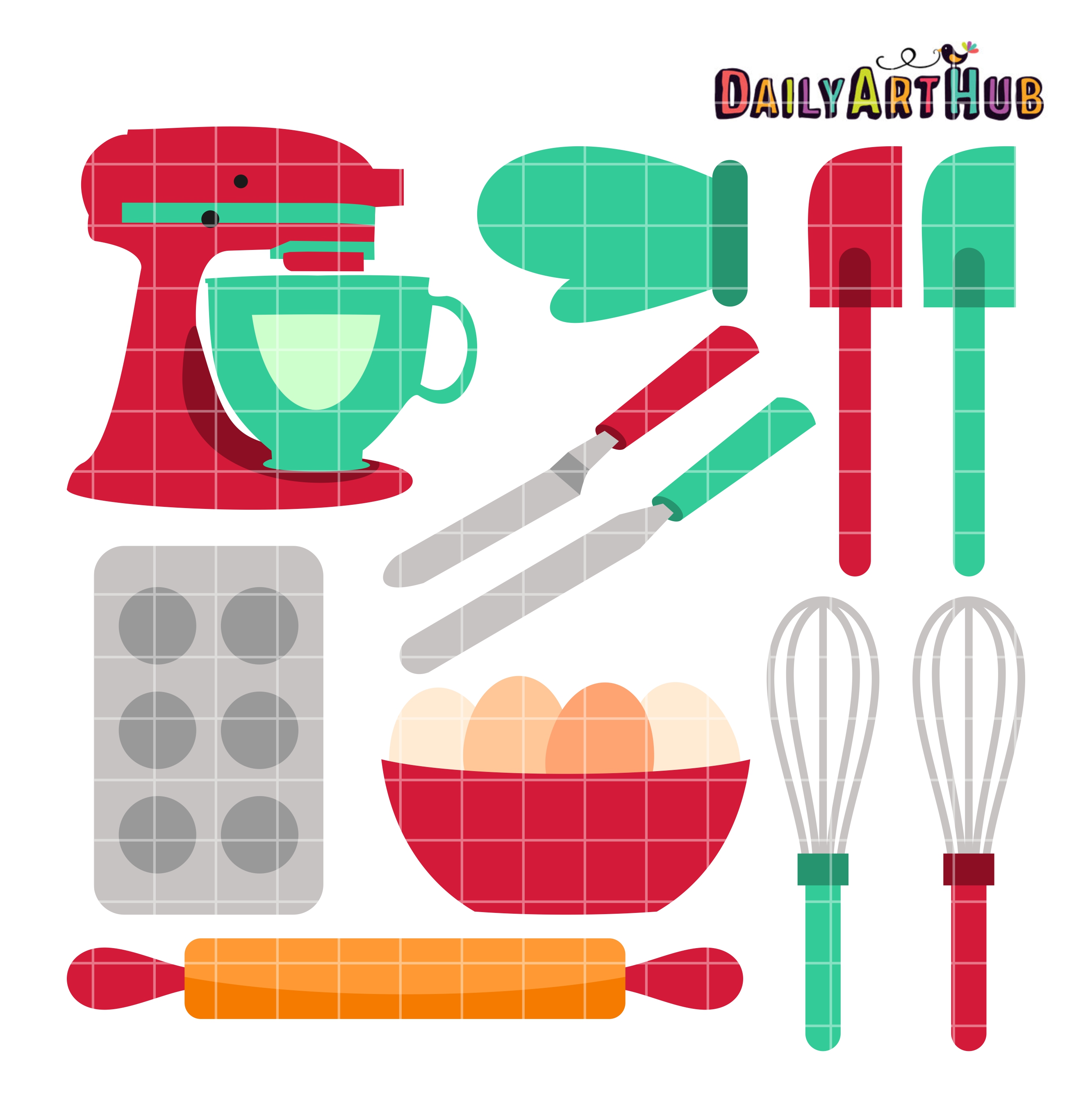 Baking Tools Clip Art Set - Daily Art Hub - Free Clip Art Everyday.