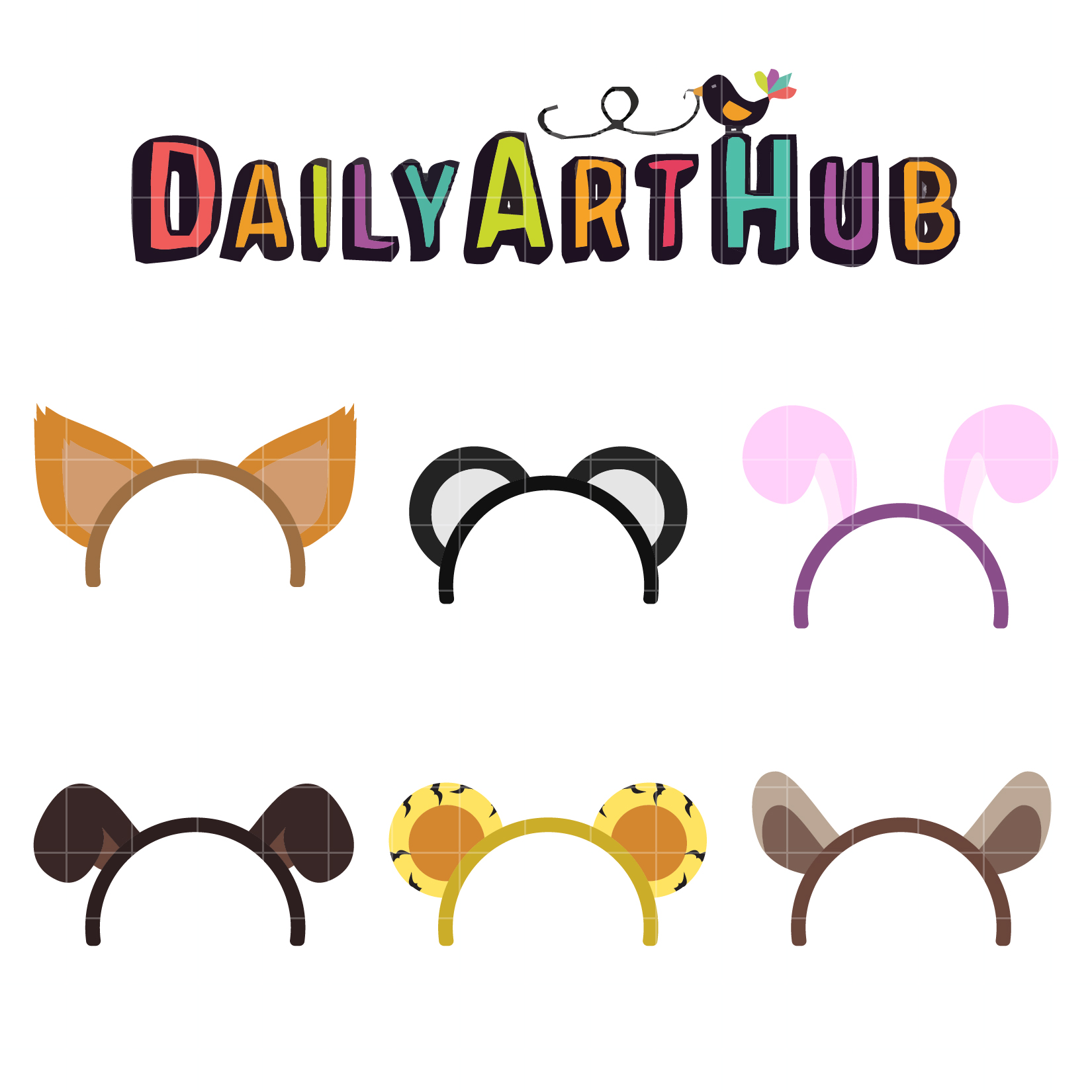 Animal Ears Clip Art Set – Daily Art Hub // Graphics, Alphabets & SVG