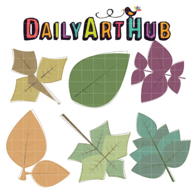 Leaves Clip Art Set