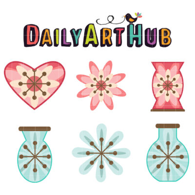 Attractive Objects Clip Art Set