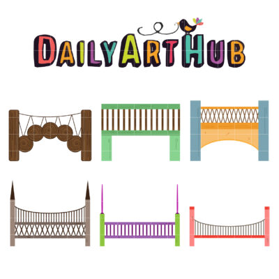 Bridge Clip Art Set