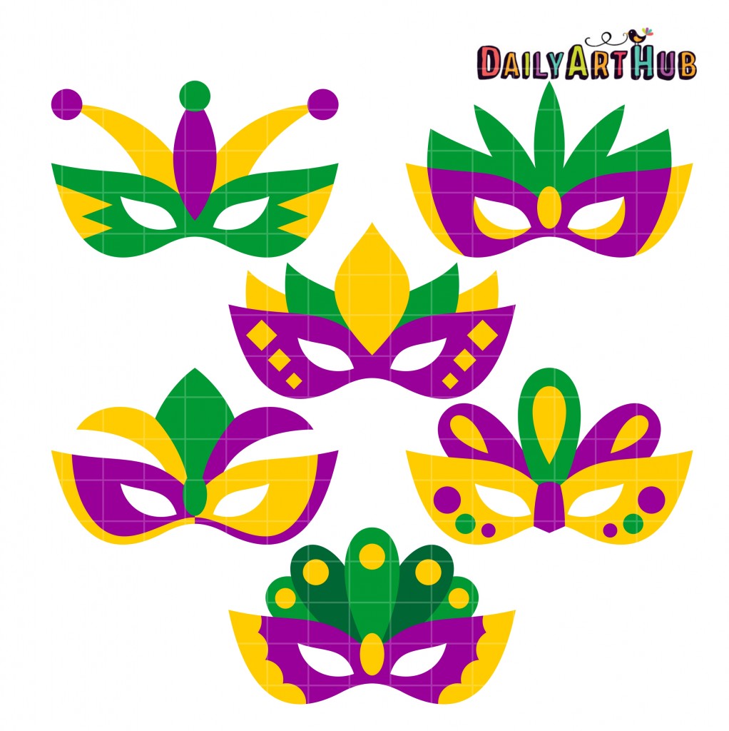 mardi gras alligator clip art