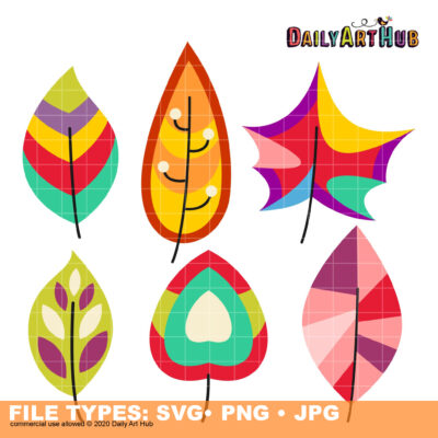 Abstract Leaves Graphics File Types: SVG • PNG • JPG - Great for Print on Demand, SVG Cutting Files & Digital and Physical Commercial Product Use