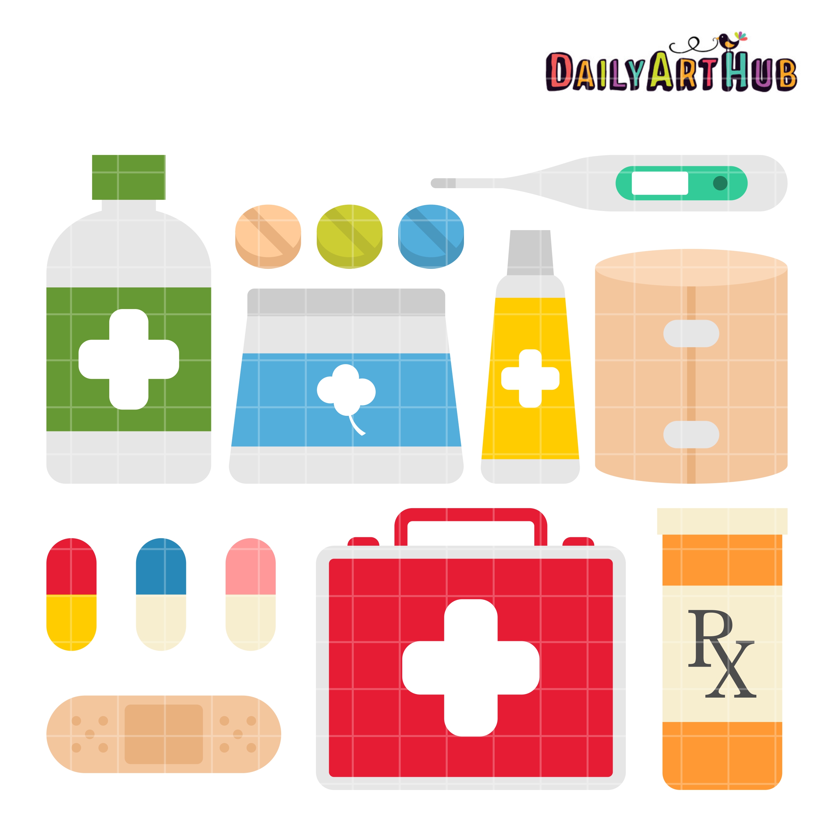 First Aid Kit Clip Art Set Daily Art Hub Free Clip Art Everyday