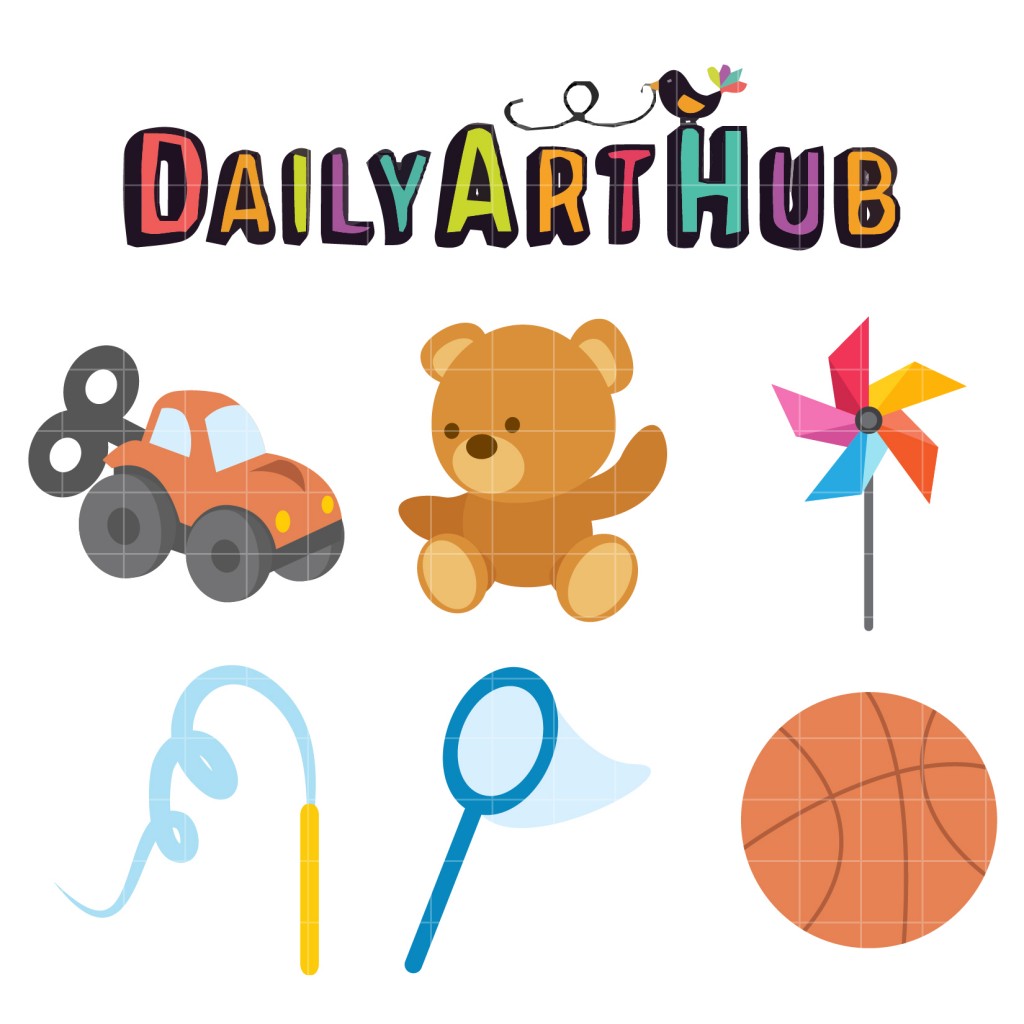 Toys For Kids Clip Art Set – Daily Art Hub // Graphics, Alphabets & SVG