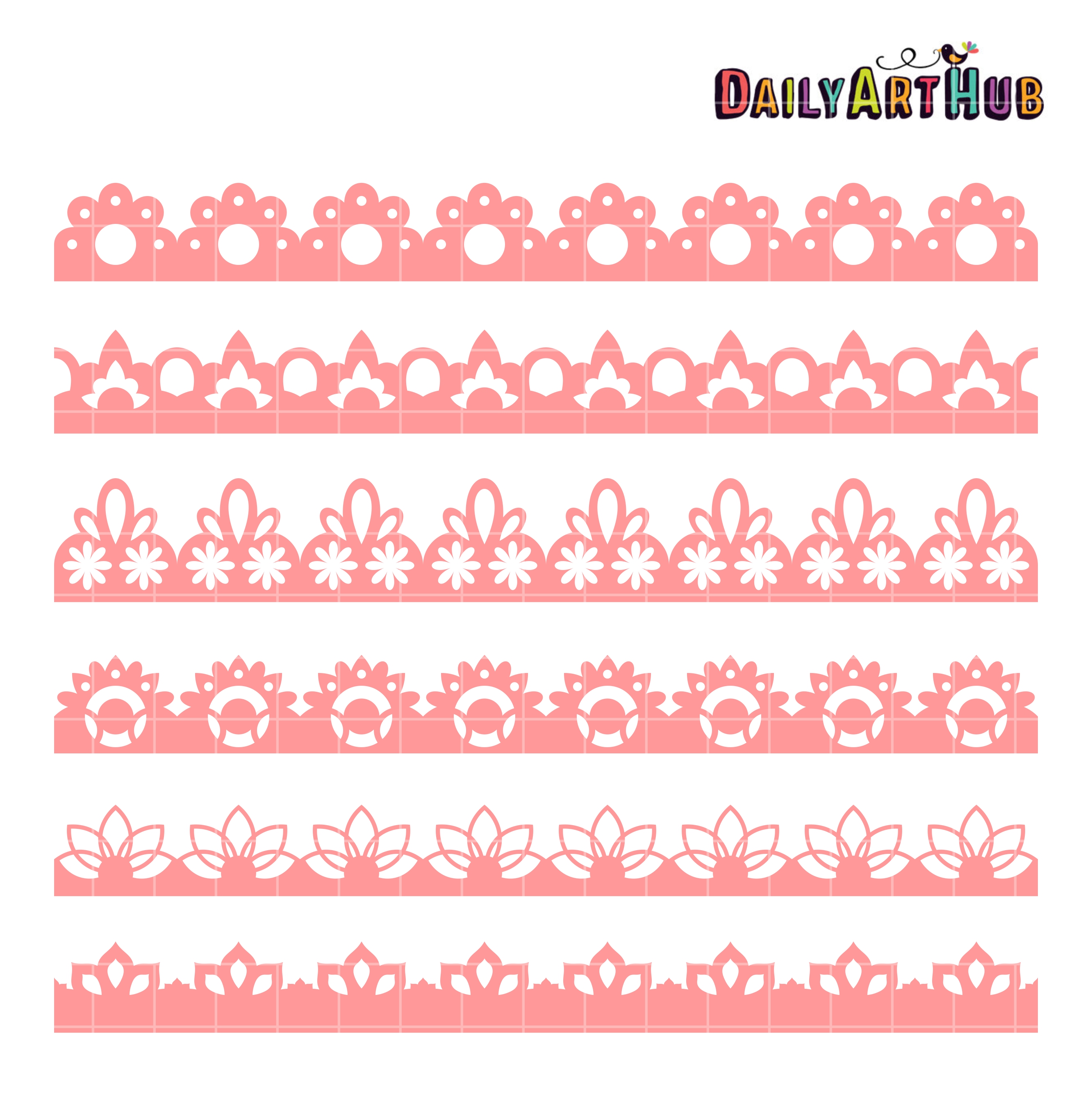 Download Lace Borders Clip Art Set - Daily Art Hub - Free Clip Art ...