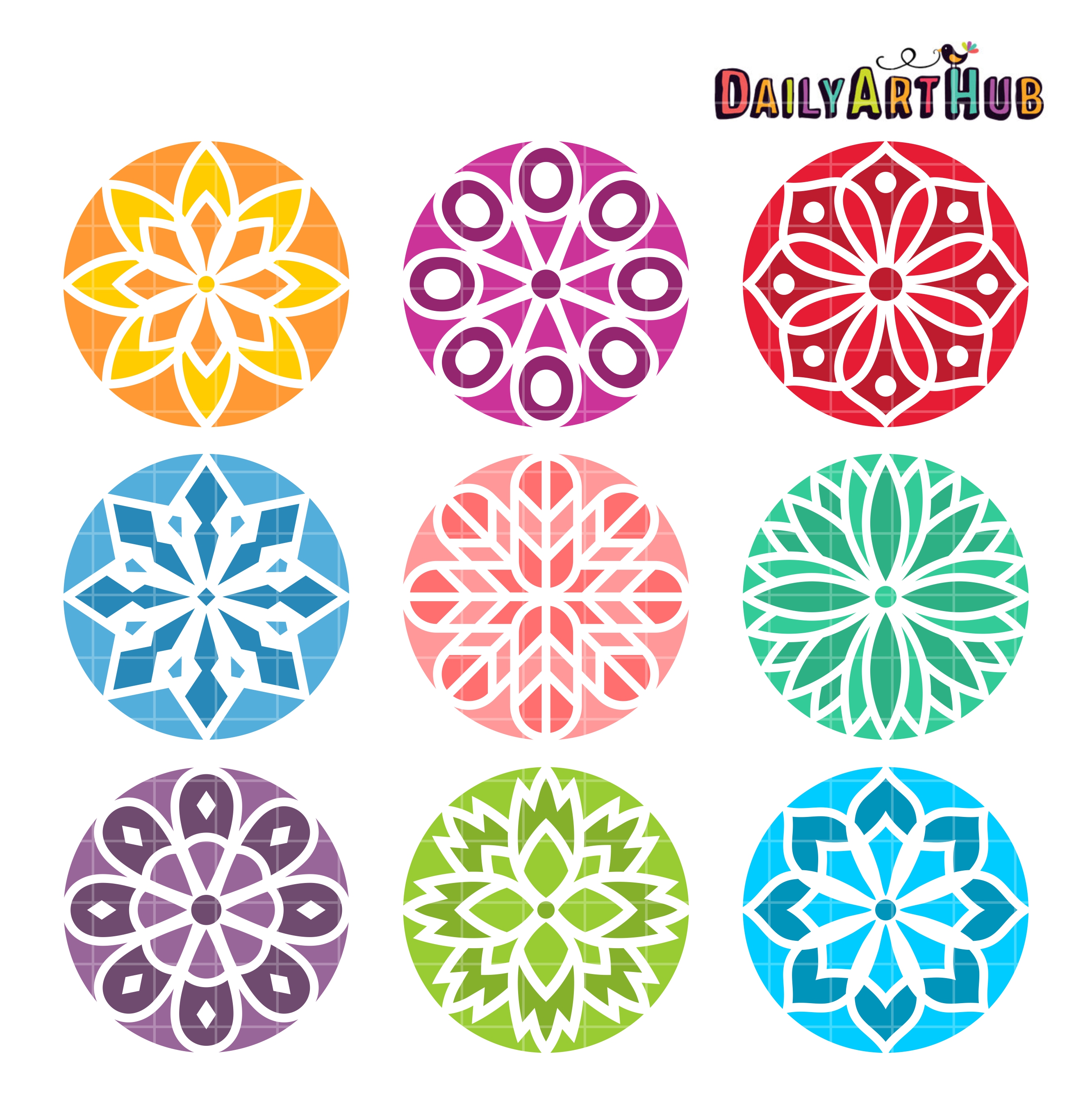 Download Simple Mandala Clip Art Set - Daily Art Hub - Free Clip ...