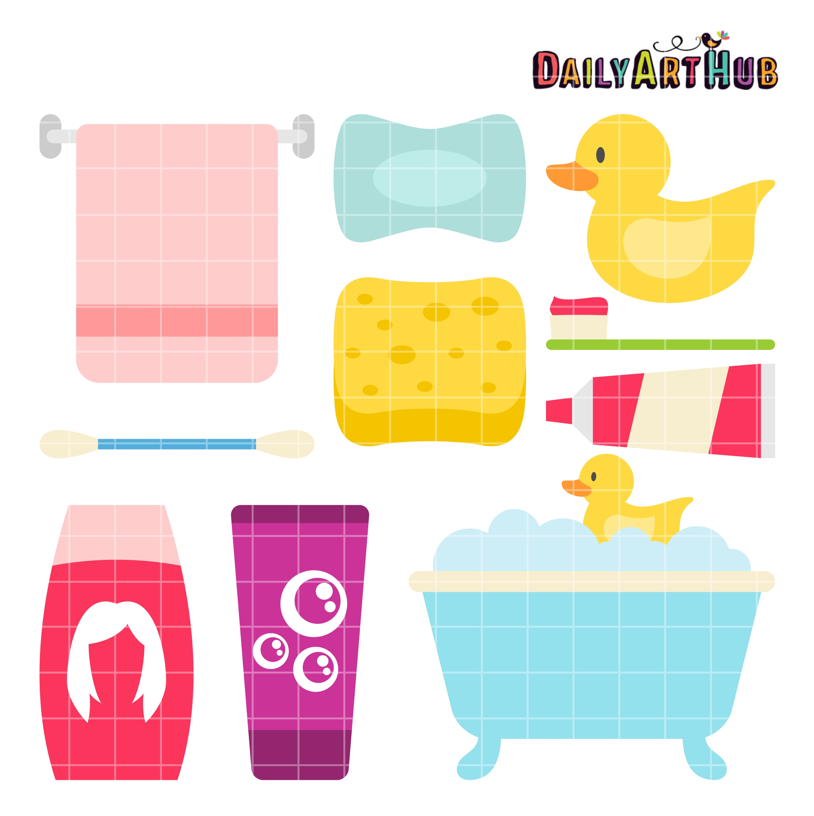 Bath Time Clip Art Set Daily Art Hub Free Clip Art Everyday