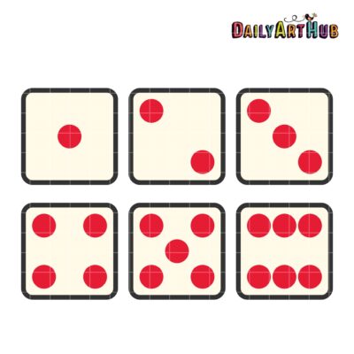 Dice Clip Art Set