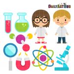 Science Fun Clip Art Set Daily Art Hub Graphics Alphabets SVG