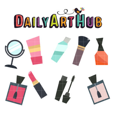 Make Up Clip Art Set
