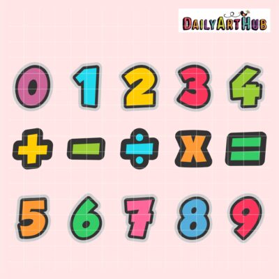 Math Fun Clip Art Set