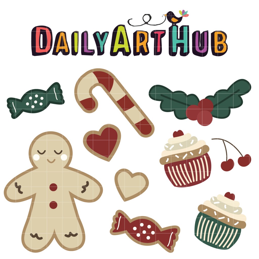 Christmas Goodies Clip Art Set – Daily Art Hub // Graphics, Alphabets & SVG