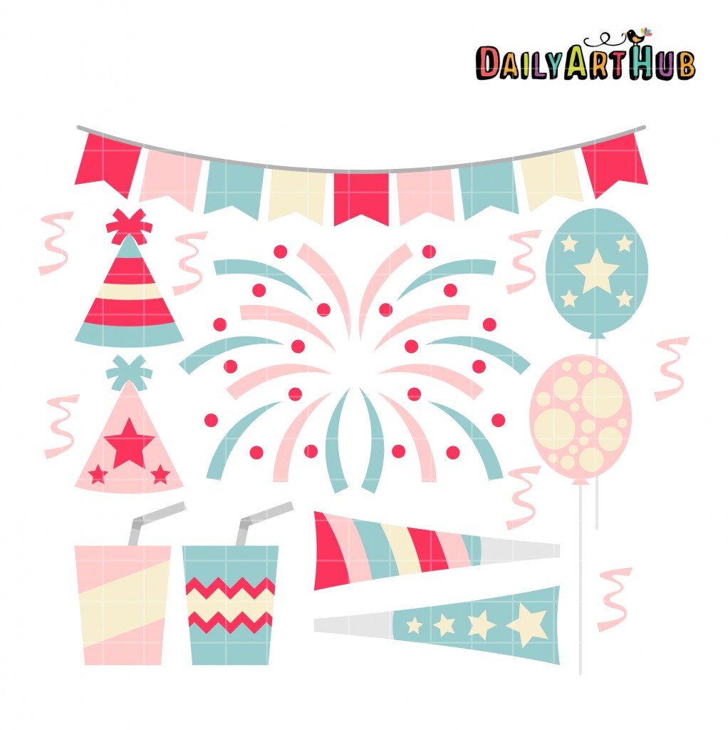 New years party clipart 20 free cliparts New Year Celebration Clip Art Set – Daily Art Hub – Free Clip Art Everyday