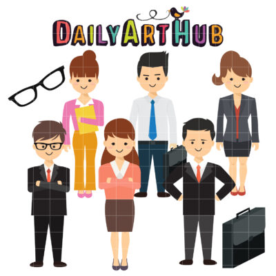 Business People Clip Art Set