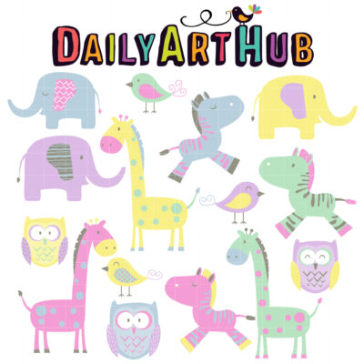 Baby Animals Clip Art Set