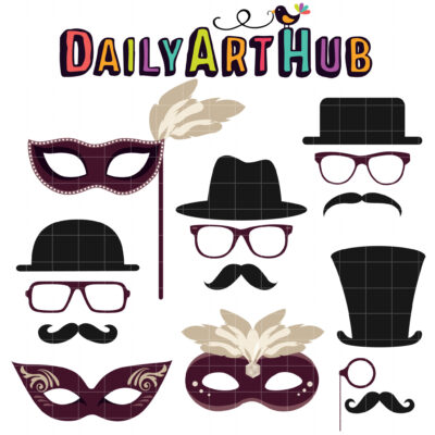 Classy Party Clip Art Set