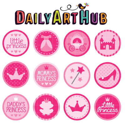 Little Princess Clip Art Set