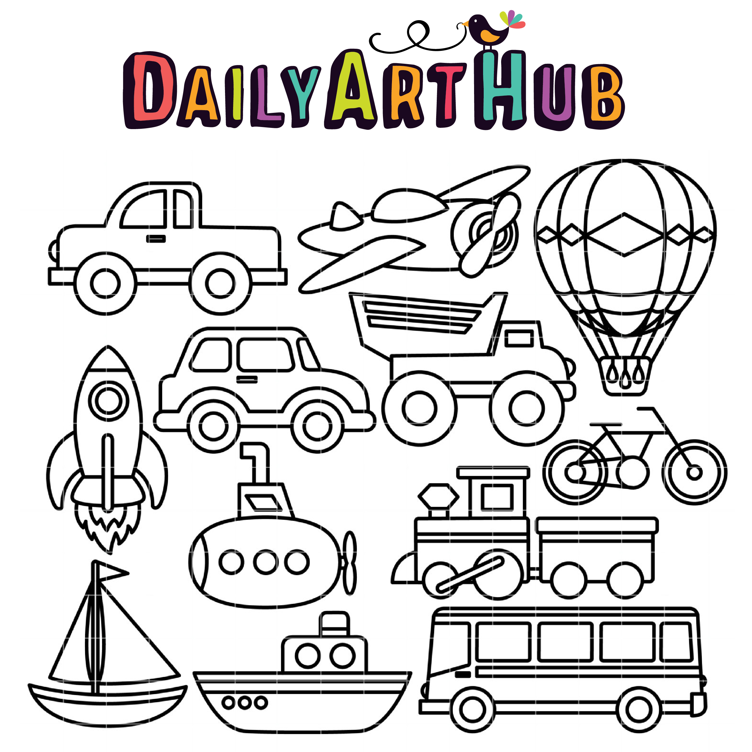 coloring-book-transportation-clip-art-set-daily-art-hub-free-clip