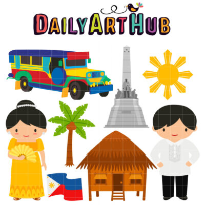 More Fun in the Philippines Clip Art Set