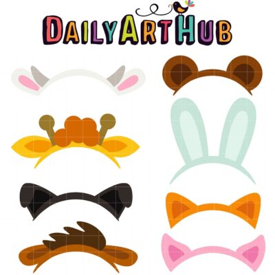 Animal Ears Clip Art Set