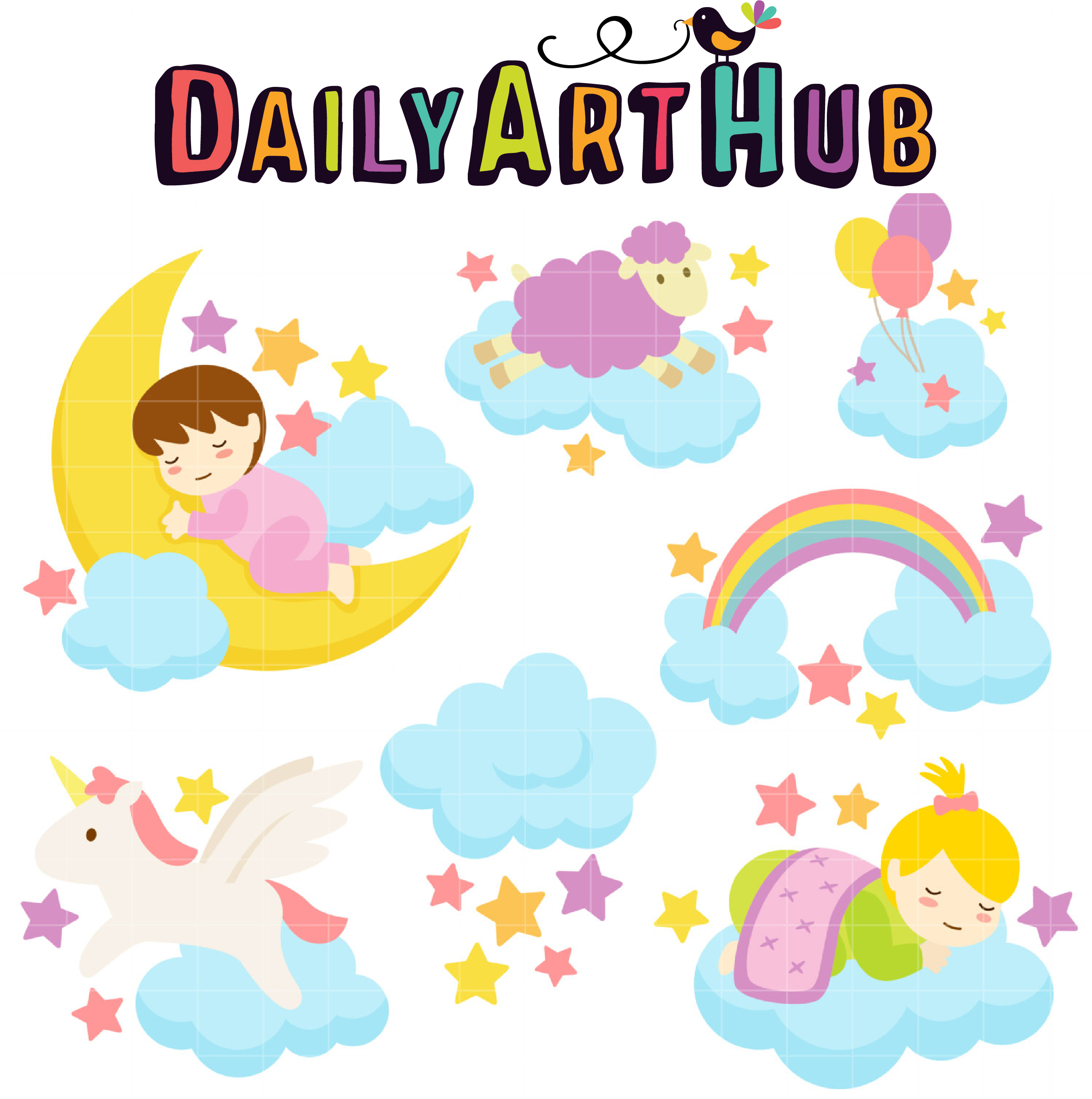 Baby Dreams Clip Art Set Daily Art Hub Free Clip Art Everyday