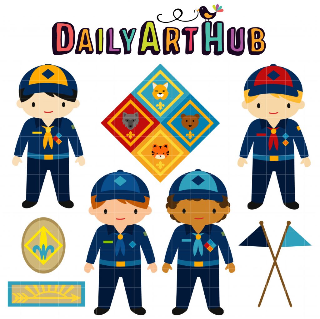 Cub Scouts Clip Art Set – Daily Art Hub // Graphics, Alphabets & SVG