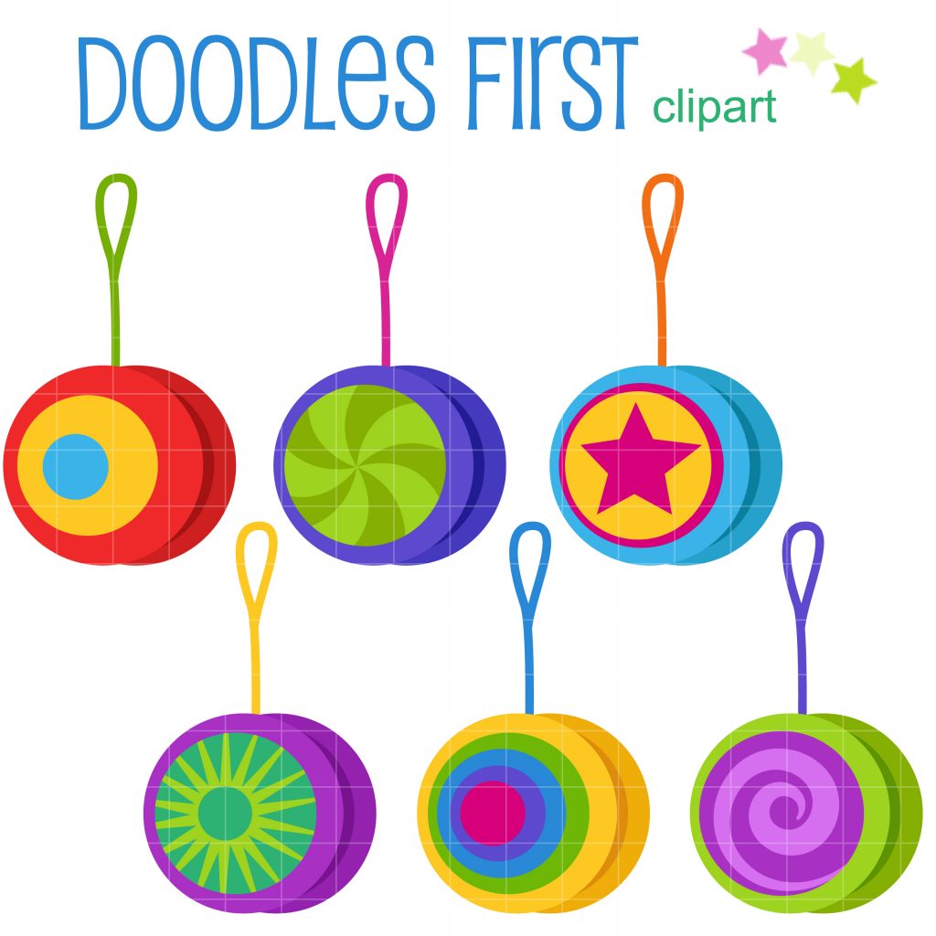 Fun Yoyo Clip Art Set – Daily Art Hub // Graphics, Alphabets & SVG