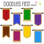 Medieval Banners Clip Art Set – Daily Art Hub // Graphics, Alphabets &amp; SVG