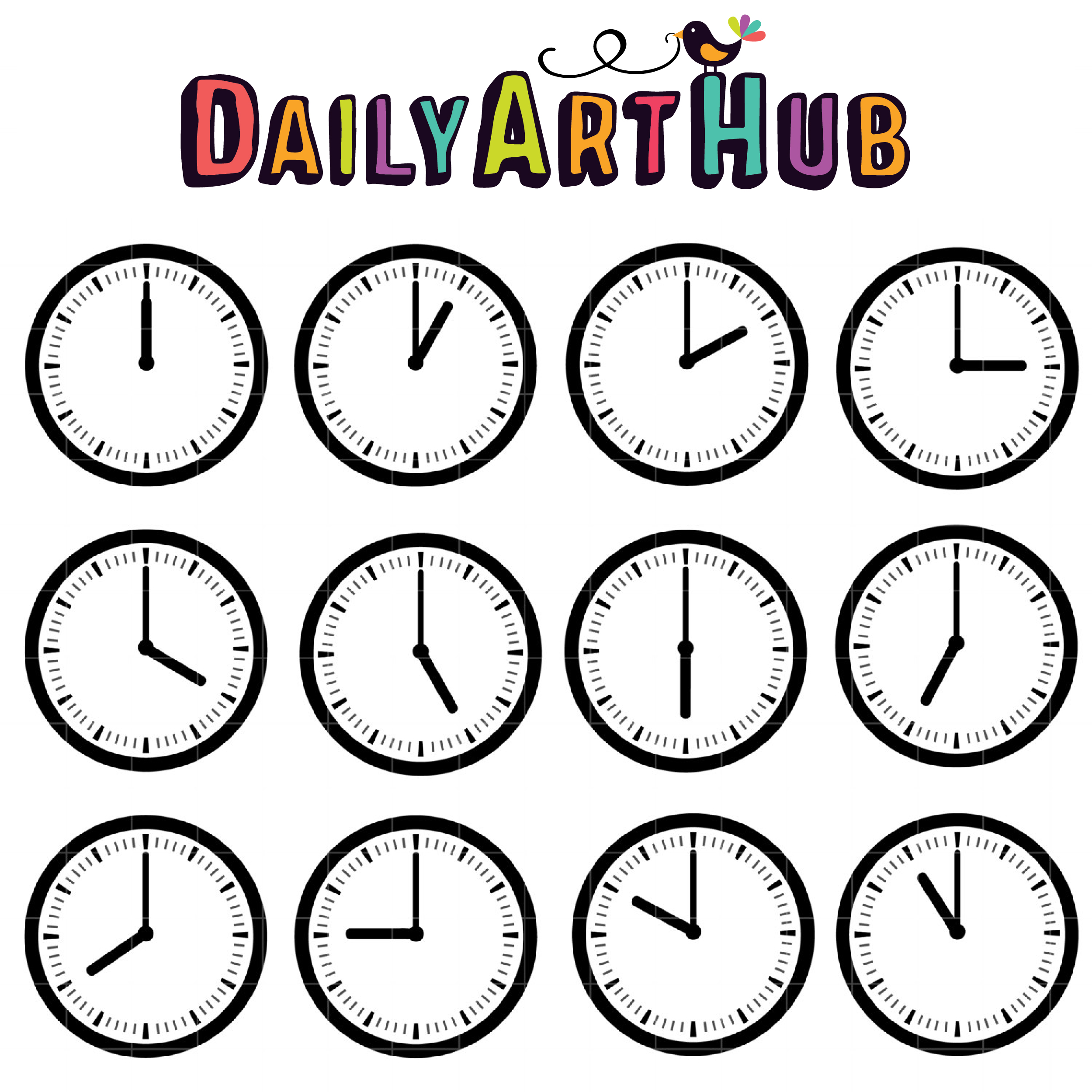 Time Zones Clip Art Set Daily Art Hub Free Clip Art Everyday