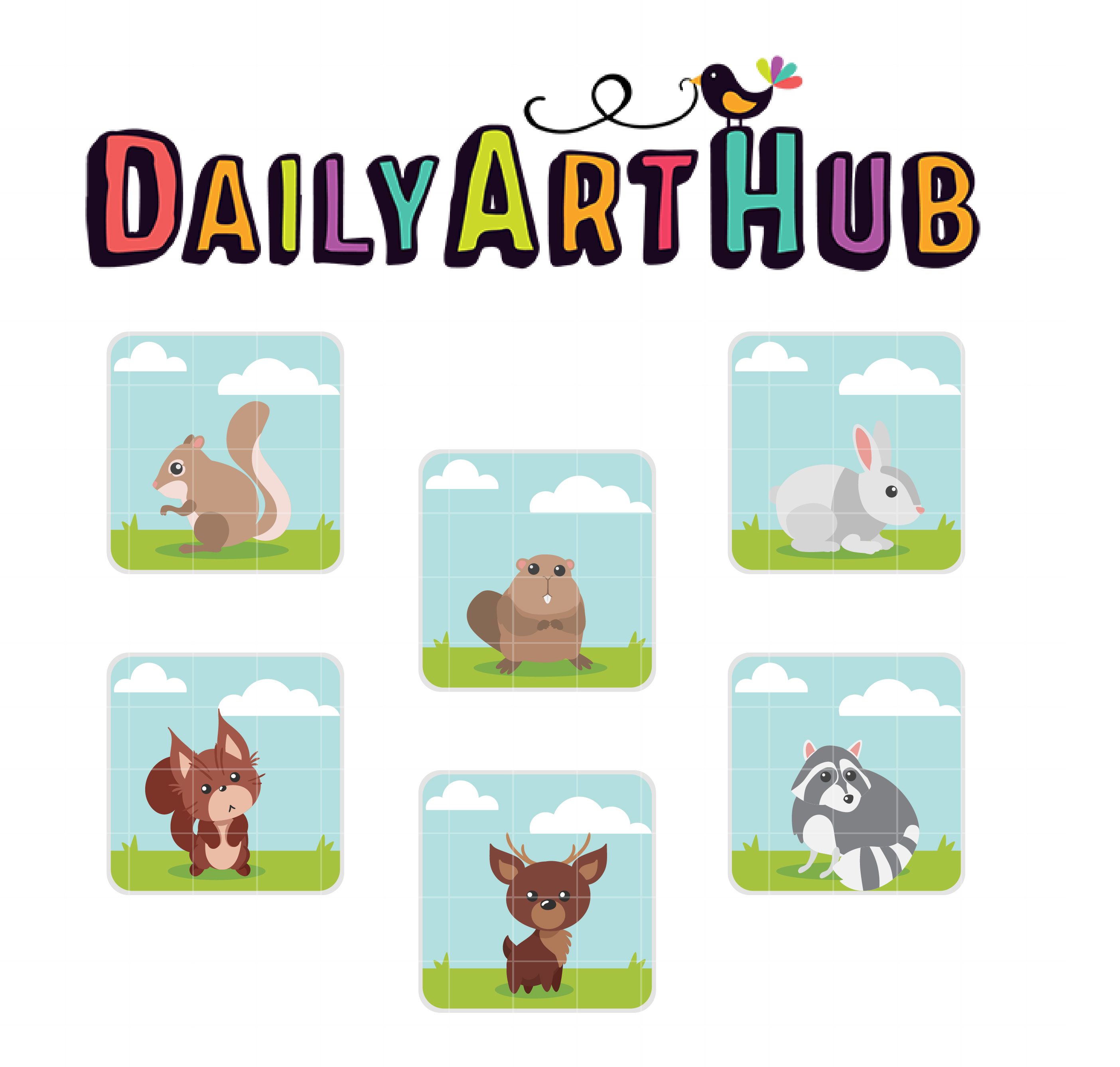 Forest Animals Clip Art Set – Daily Art Hub – Free Clip Art Everyday