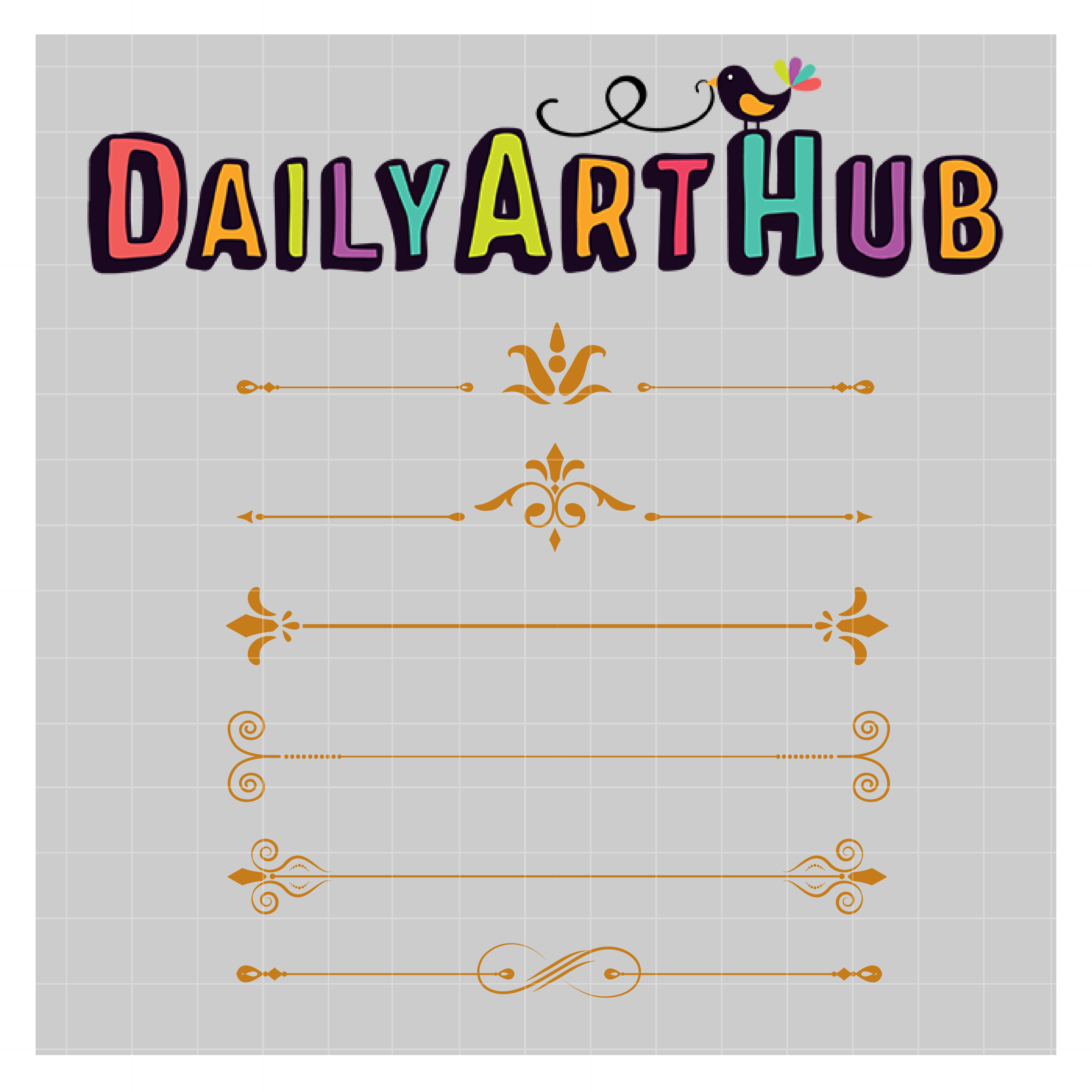 Linear Border Clip Art Set – Daily Art Hub – Free Clip Art Everyday