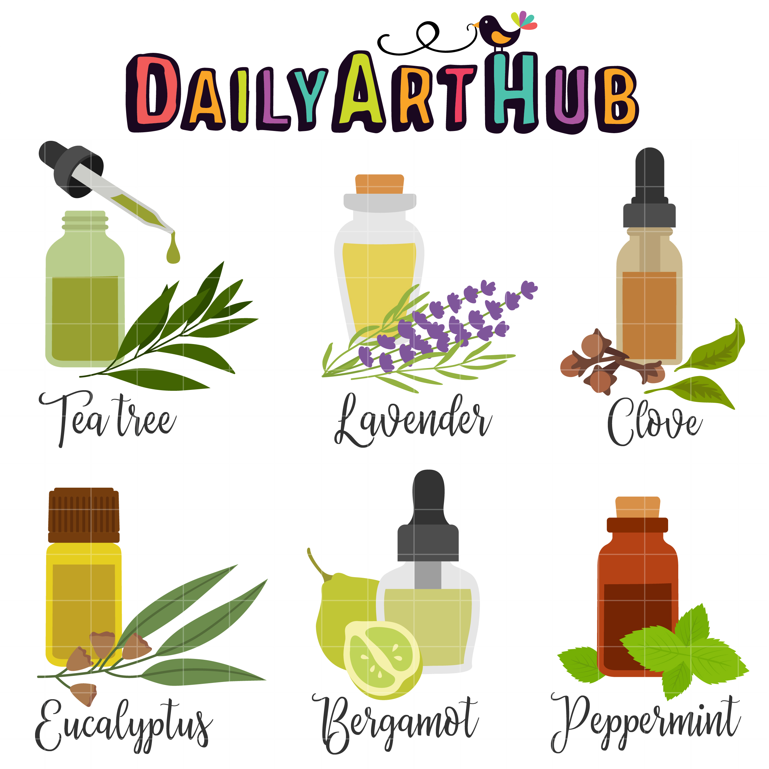 Essential Oils Clip Art Set Daily Art Hub Free Clip Art Everyday