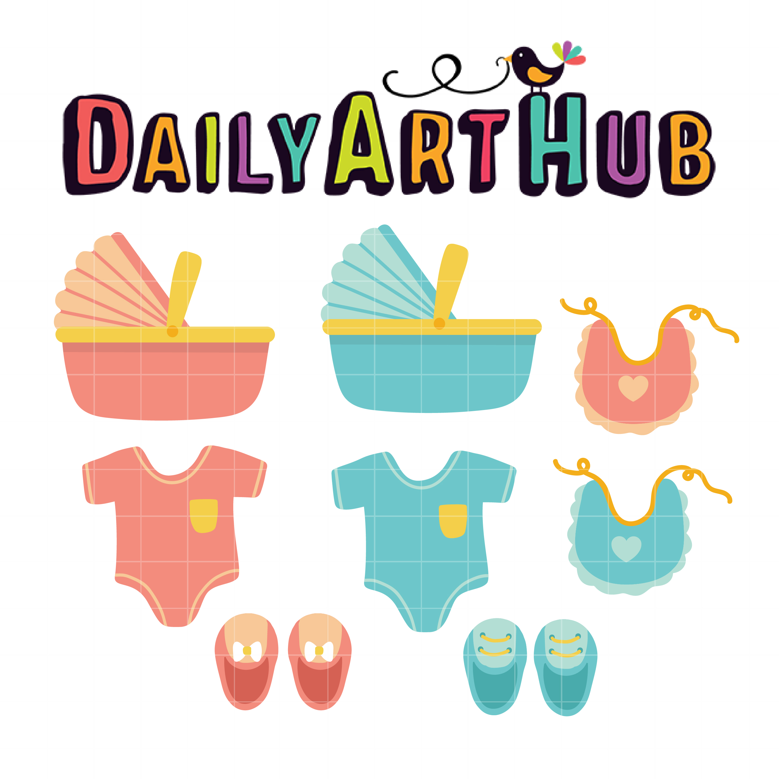Baby Stuff Collections Clip Art Set Daily Art Hub Free Clip Art