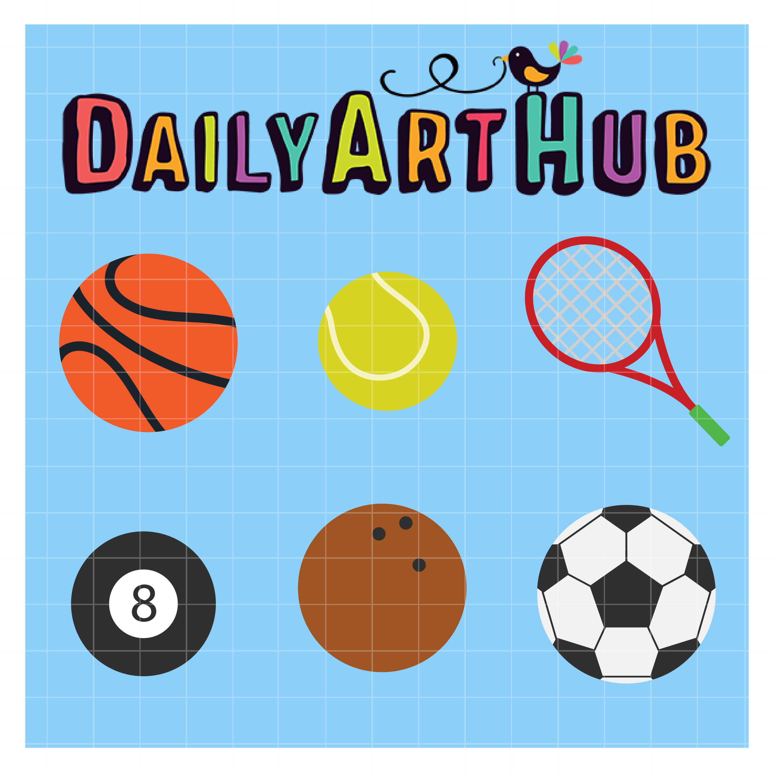 Sports Clip Art Set Daily Art Hub Free Clip Art Everyday