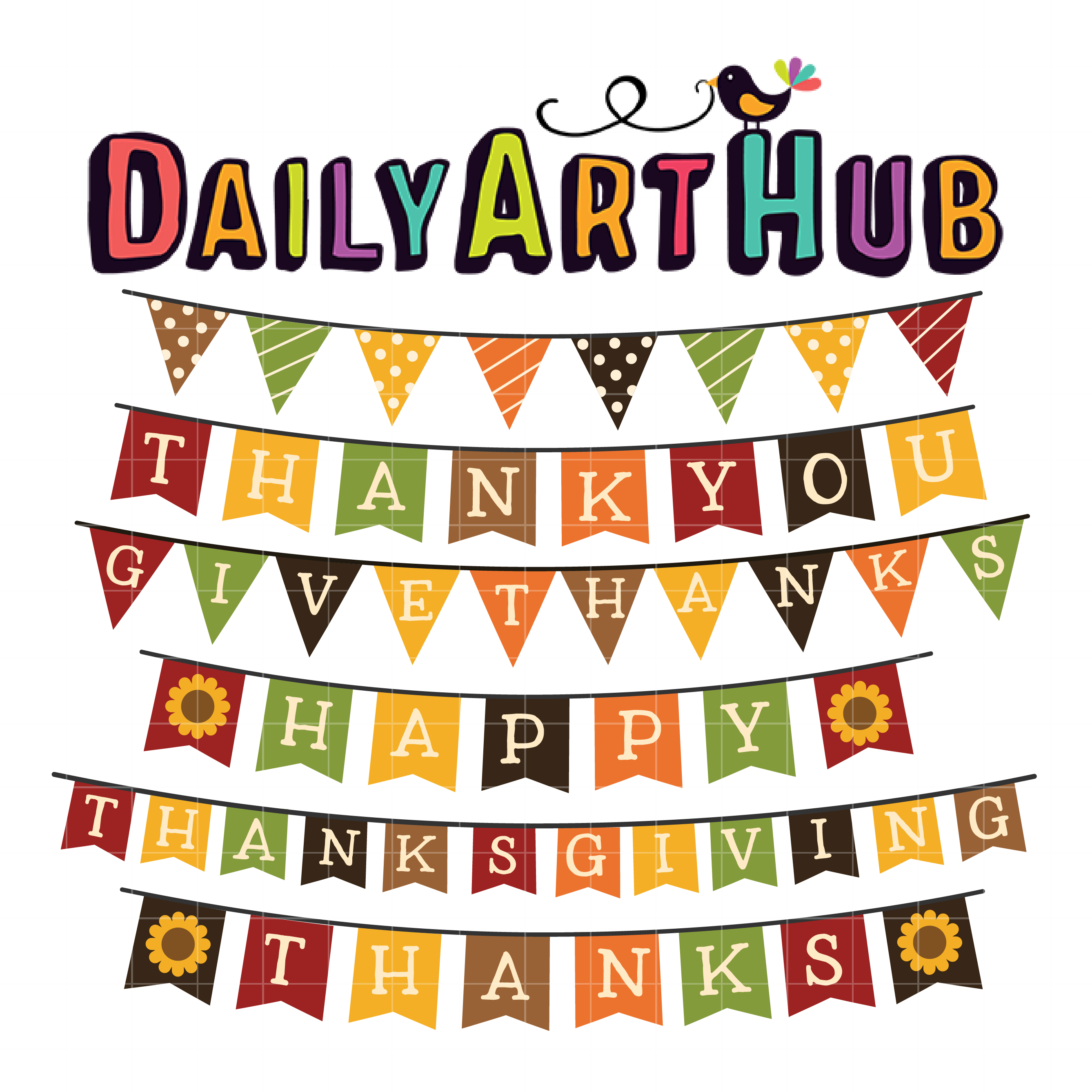 Thanksgiving Garlands Clip Art Set – Daily Art Hub – Free Clip Art Everyday