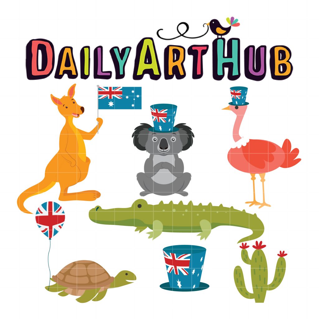 Australia Day Collection Clip Art Set – Daily Art Hub // Graphics