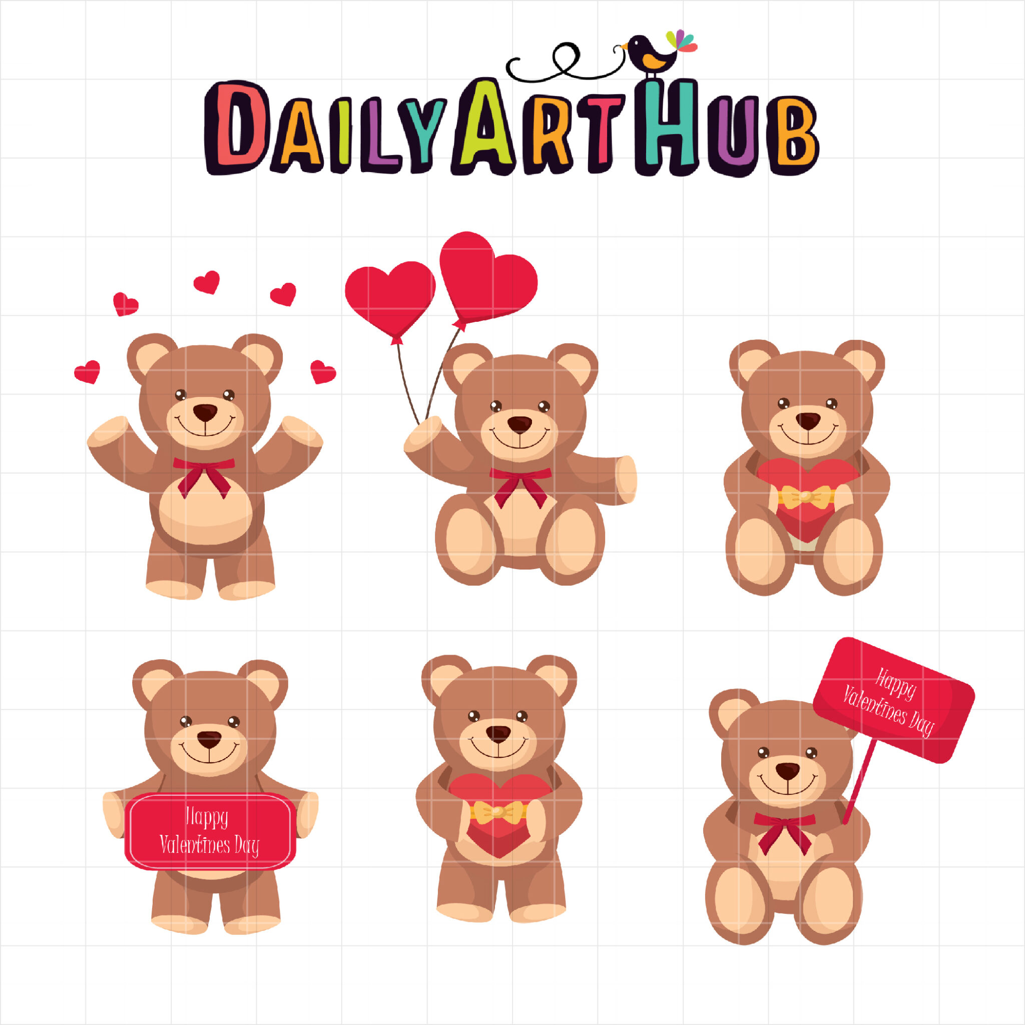 FREE Teddy Bear Heart SVG Valentine cut file - Craft House SVG