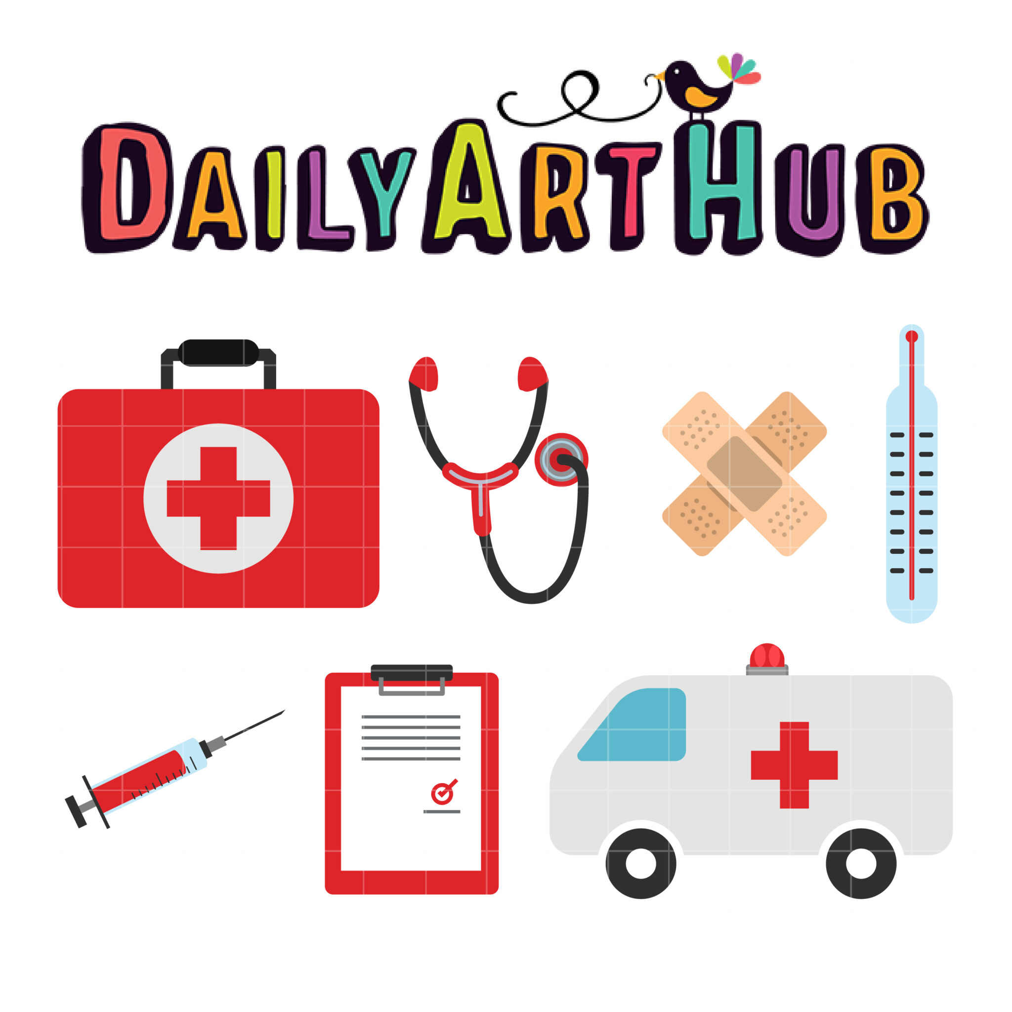 Medical Tools Clip Art Set – Daily Art Hub // Graphics, Alphabets & SVG