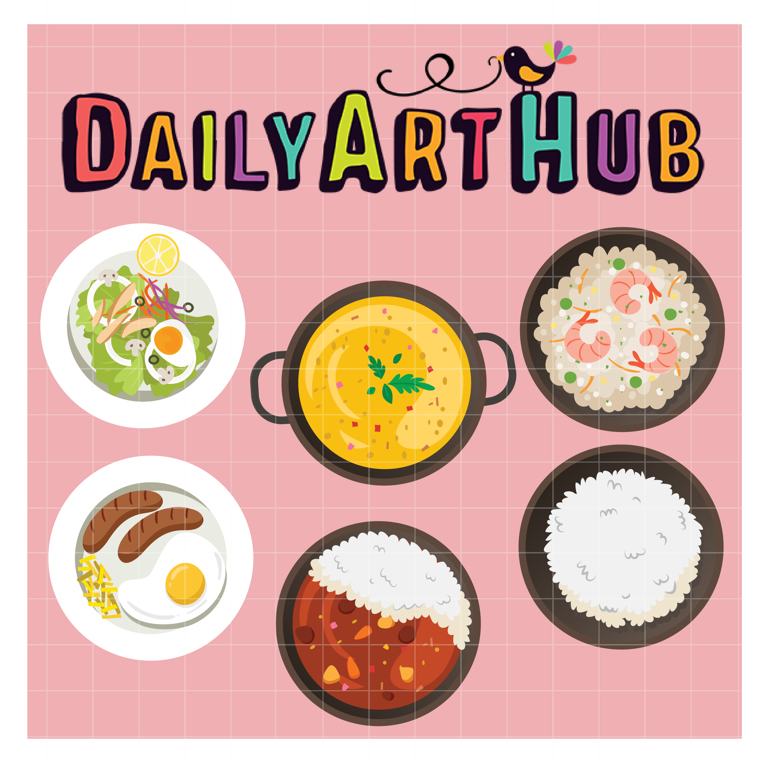 Delicious Meals Clip Art Set – Daily Art Hub – Free Clip Art Everyday
