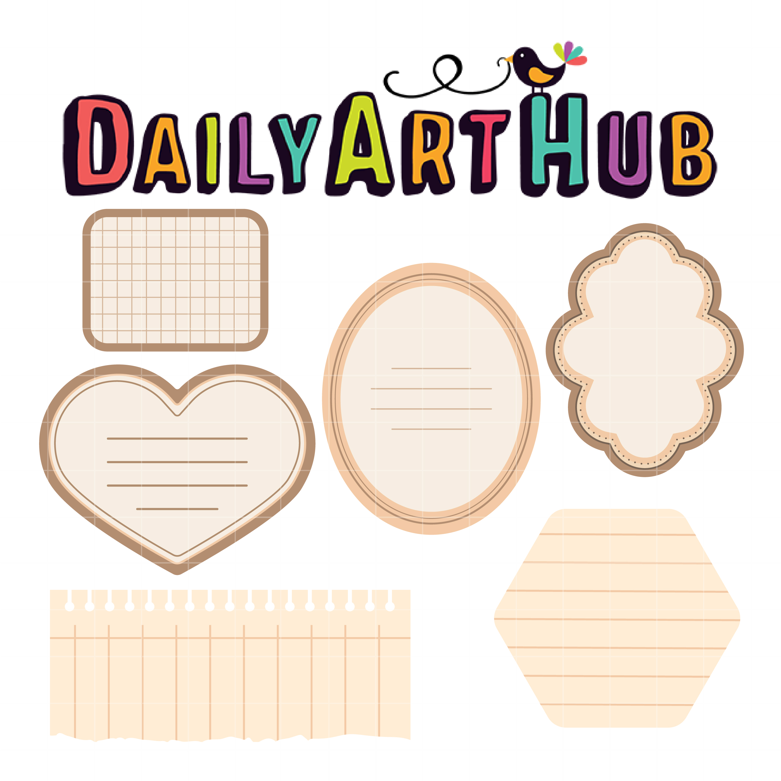 Vintage Paper Collection Clip Art Set Daily Art Hub Free Clip Art