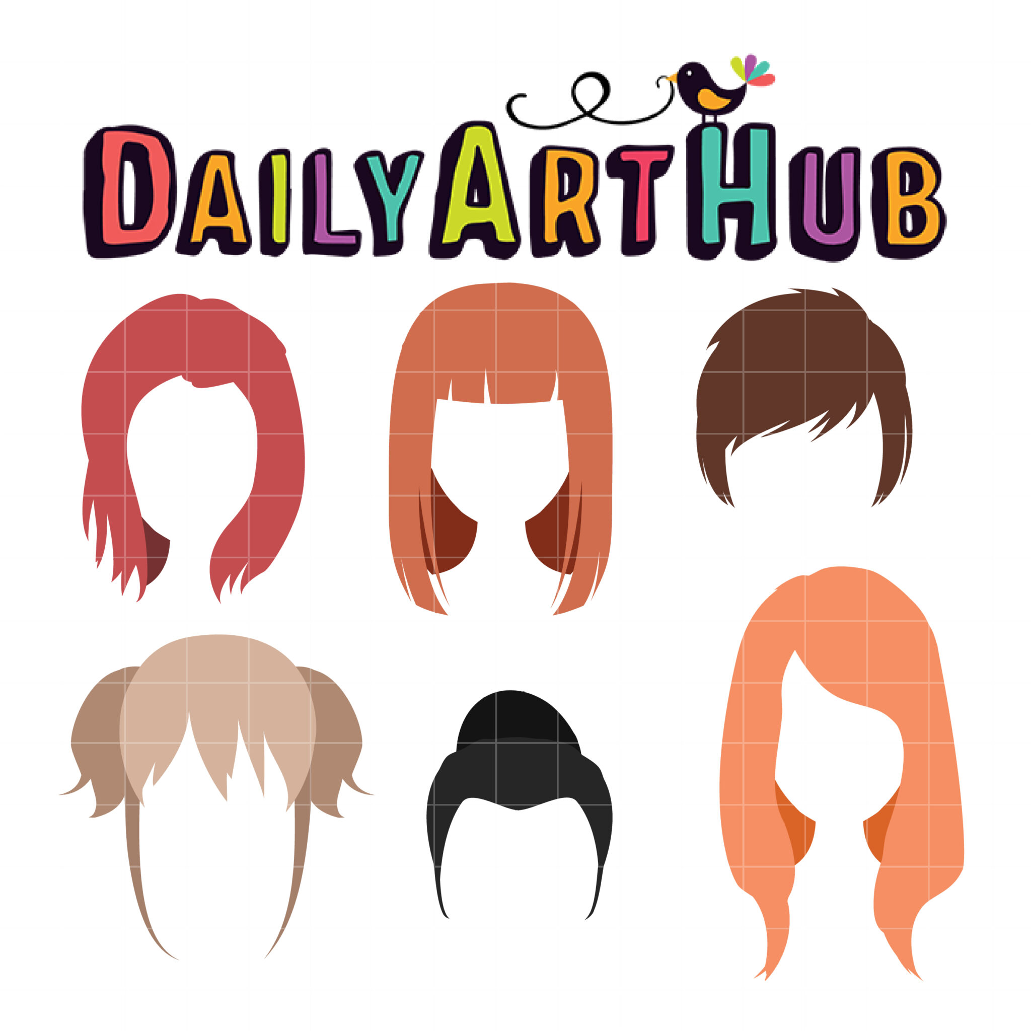 Little Girls Clip Art Set – Daily Art Hub // Graphics, Alphabets & SVG