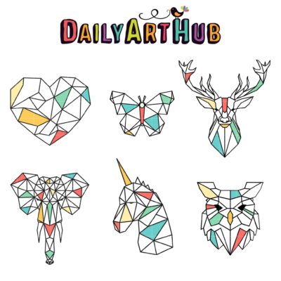 Geometric Animals – Daily Art Hub // Graphics, Alphabets & SVG