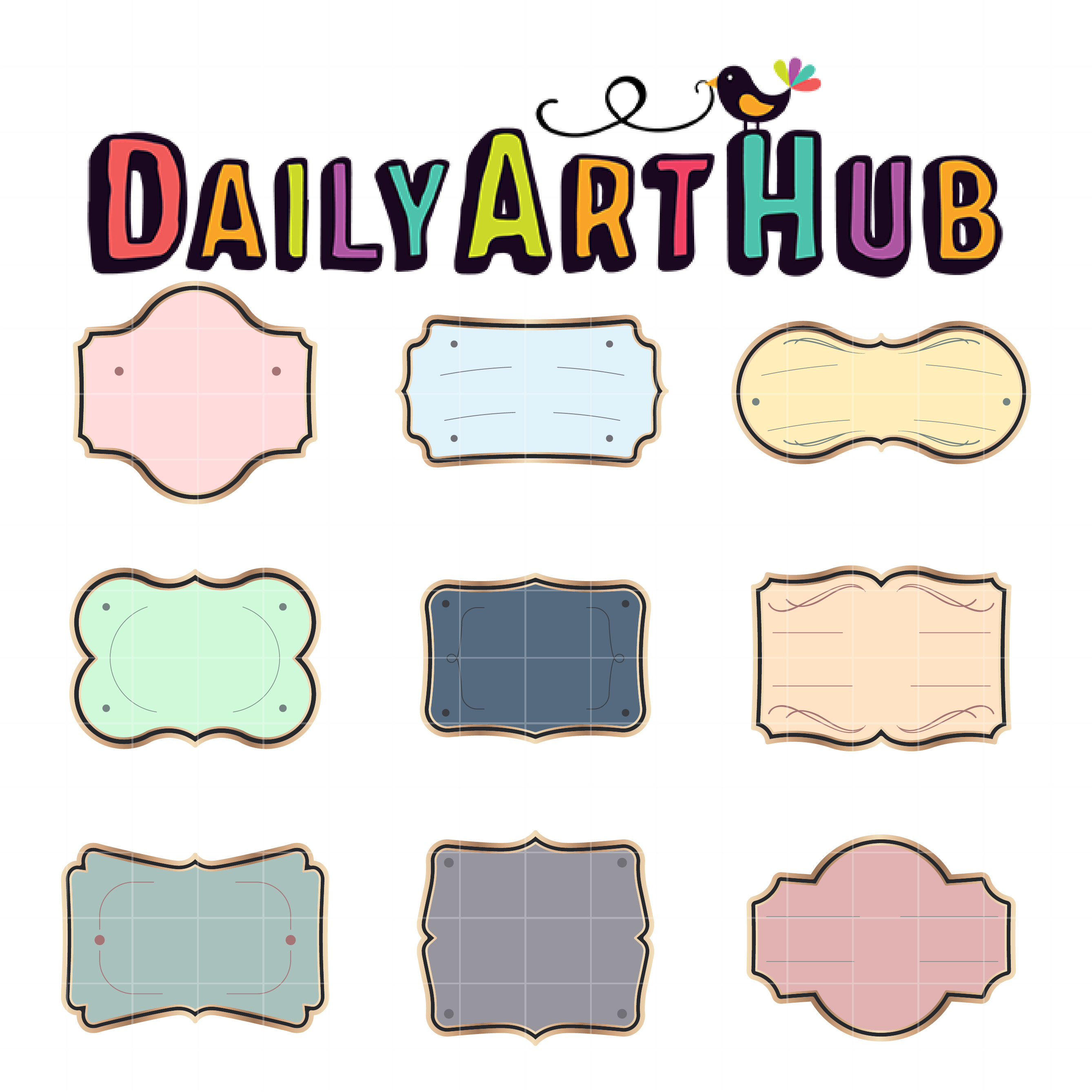 Label Template Svg