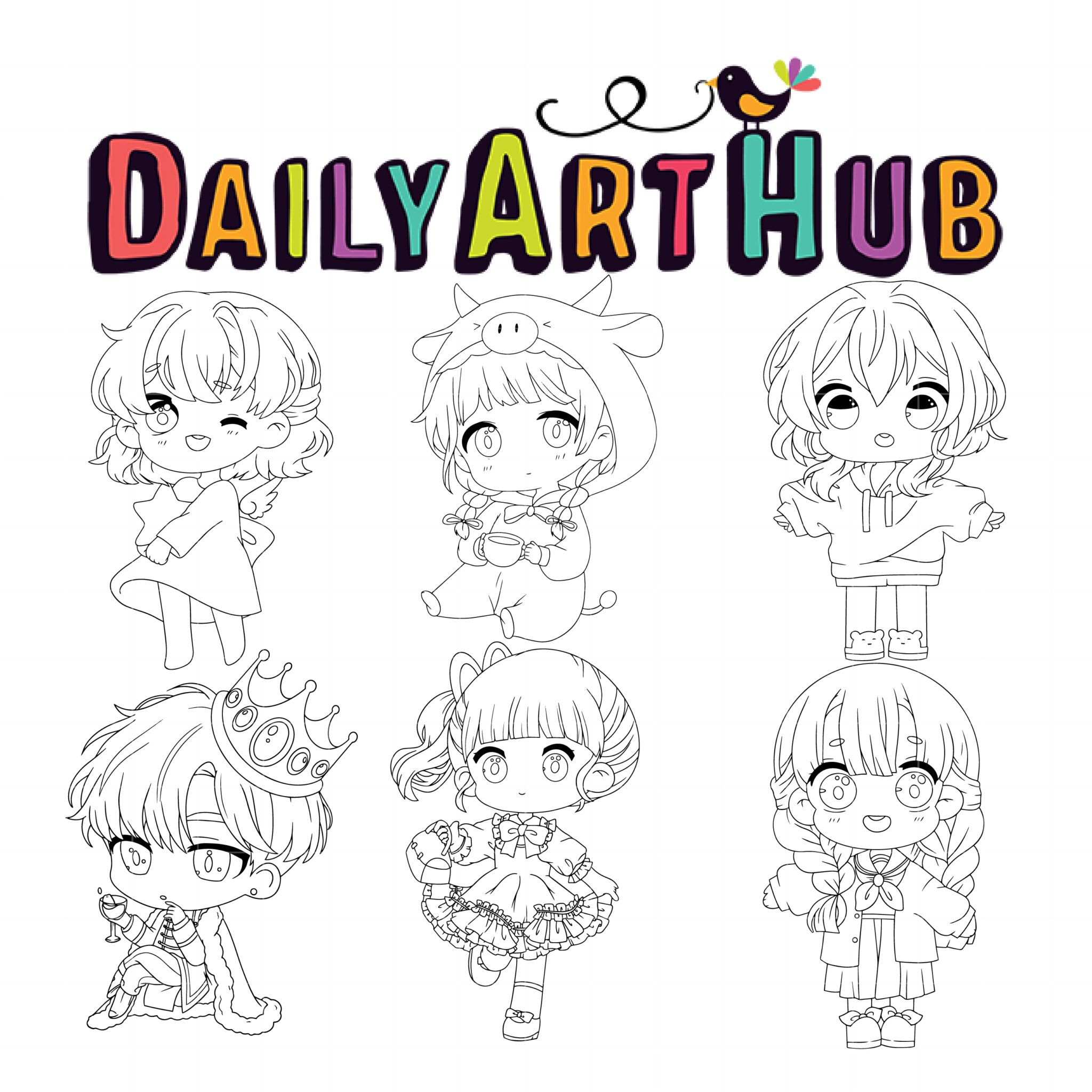 Chibi Anime Drawing July 2024 Half Day PM Online Class  Camp  Fashionista